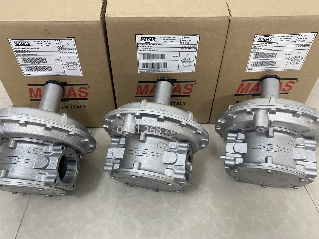van dieu ap madas DN50 RG/2MCS 150-350mbar